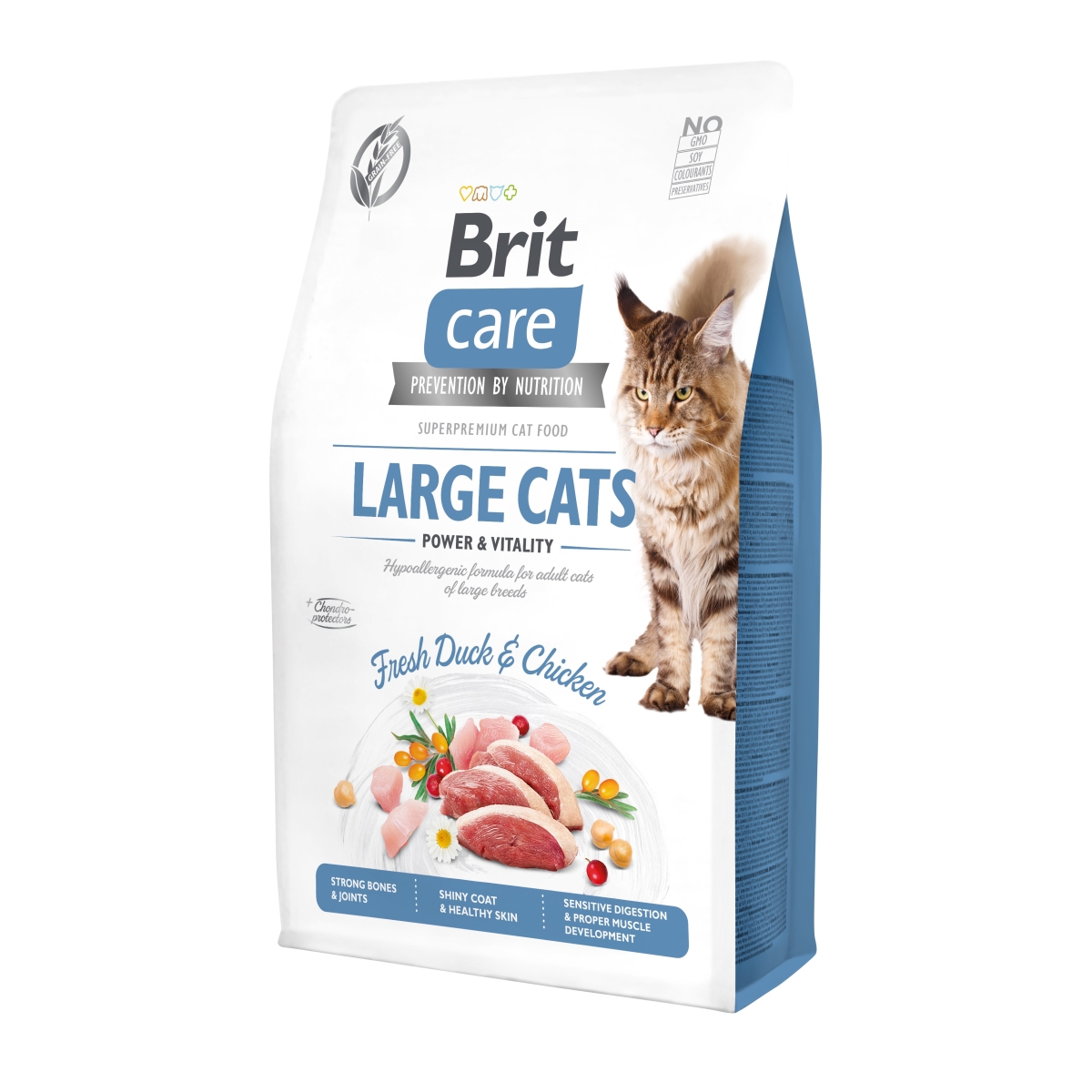 BRIT Care Large sausā barība kaķiem, pīle/vista, 2 kg - Produkta attēls