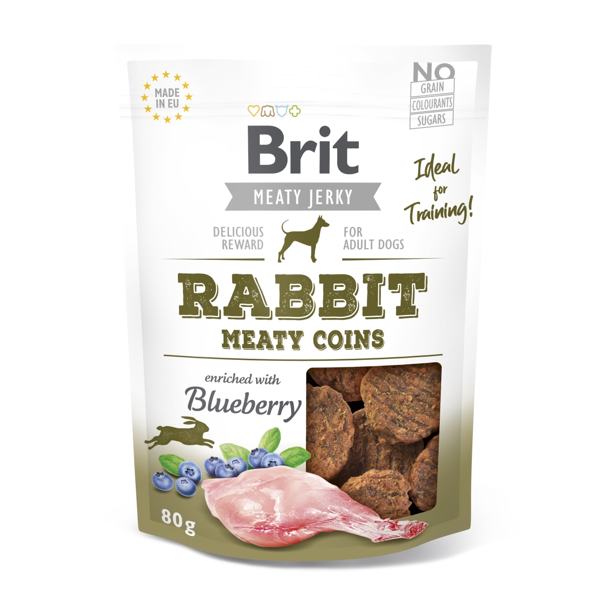 BRIT Jerky gardumi suņiem ar truša gaļu  80g - Produkta attēls