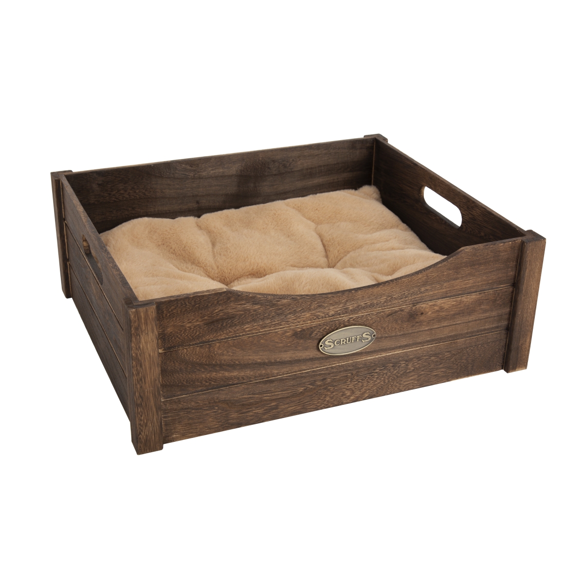 Scruffs Rustic midziņa kaķiem, 45 X 38 cm, balta - Produkta attēls