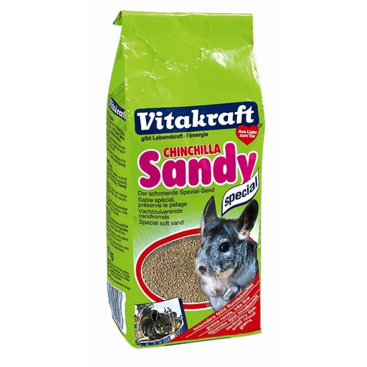 VITAKRAFT Sandy Special smiltis šinšillām 1kg - Produkta attēls