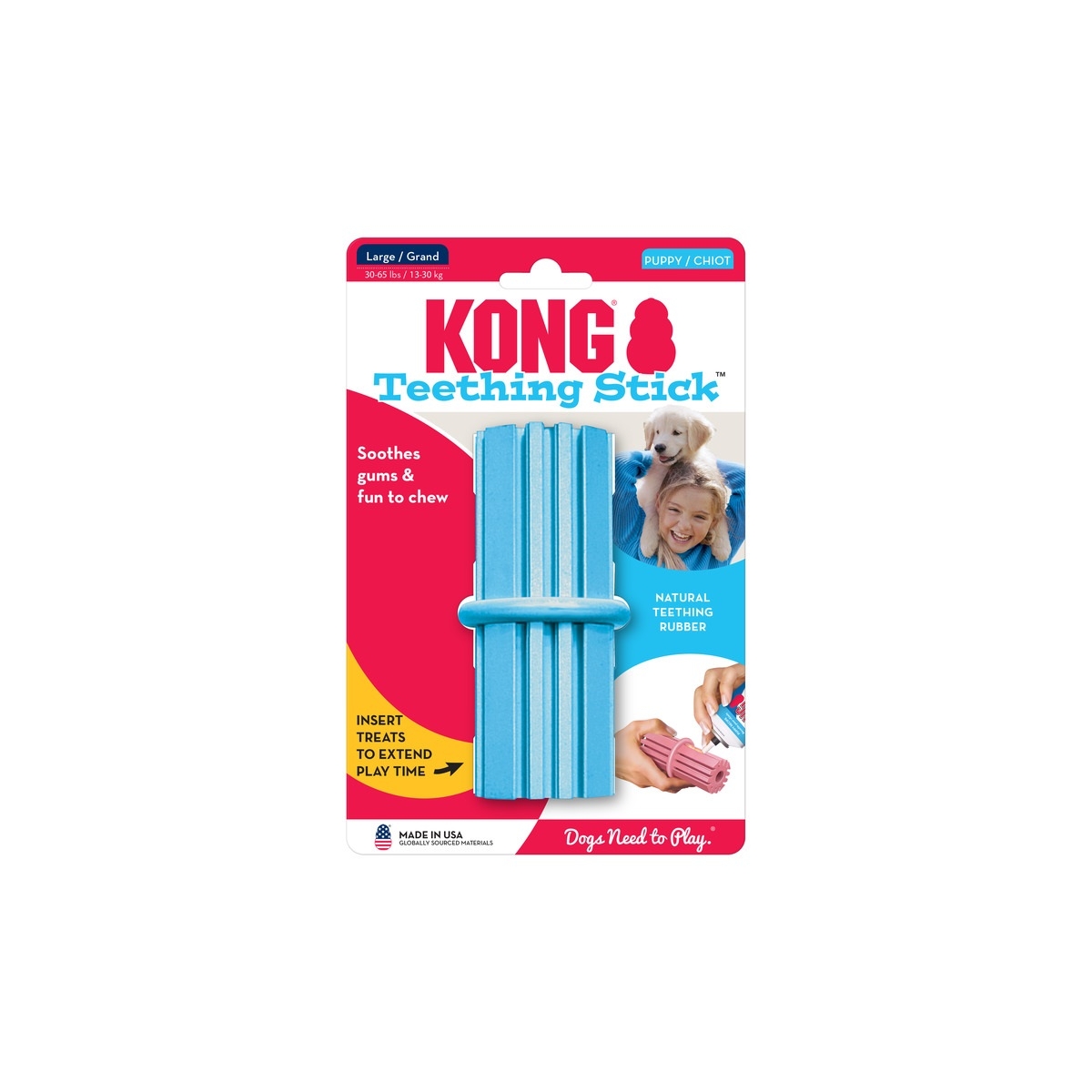 KONG Puppy Teething Stick rotaļlieta kucēniem, L - Produkta attēls 1