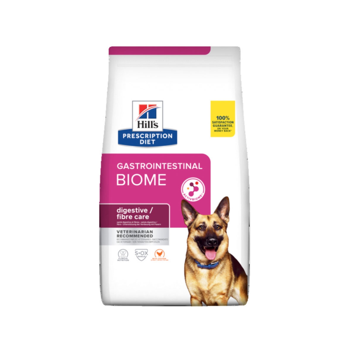 HILL'S PD g/i Biome Fibre sausā barība suņiem, vista, 1.5kg - Produkta attēls