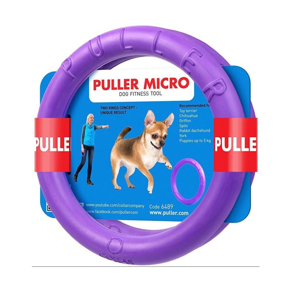 COLLAR Puller MICRO rotaļlieta suņiem, diametrs 13 cm - Produkta attēls