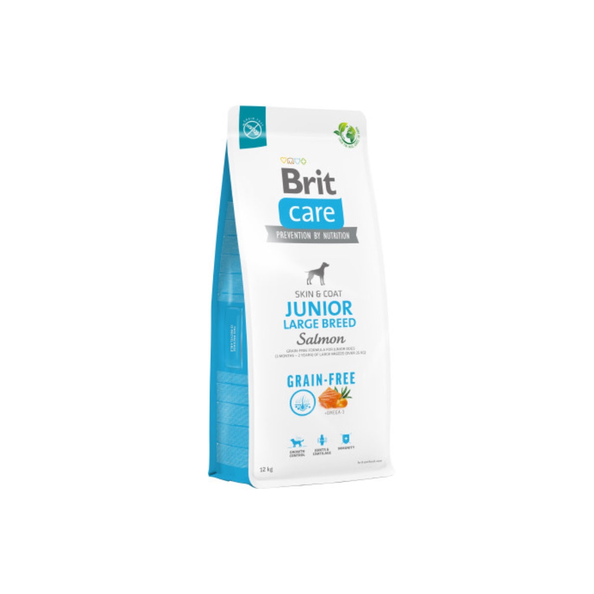 BRIT Care Junior LargeBreed sausā barība kucēniem lasis/kartupeļi 12kg - Produkta attēls