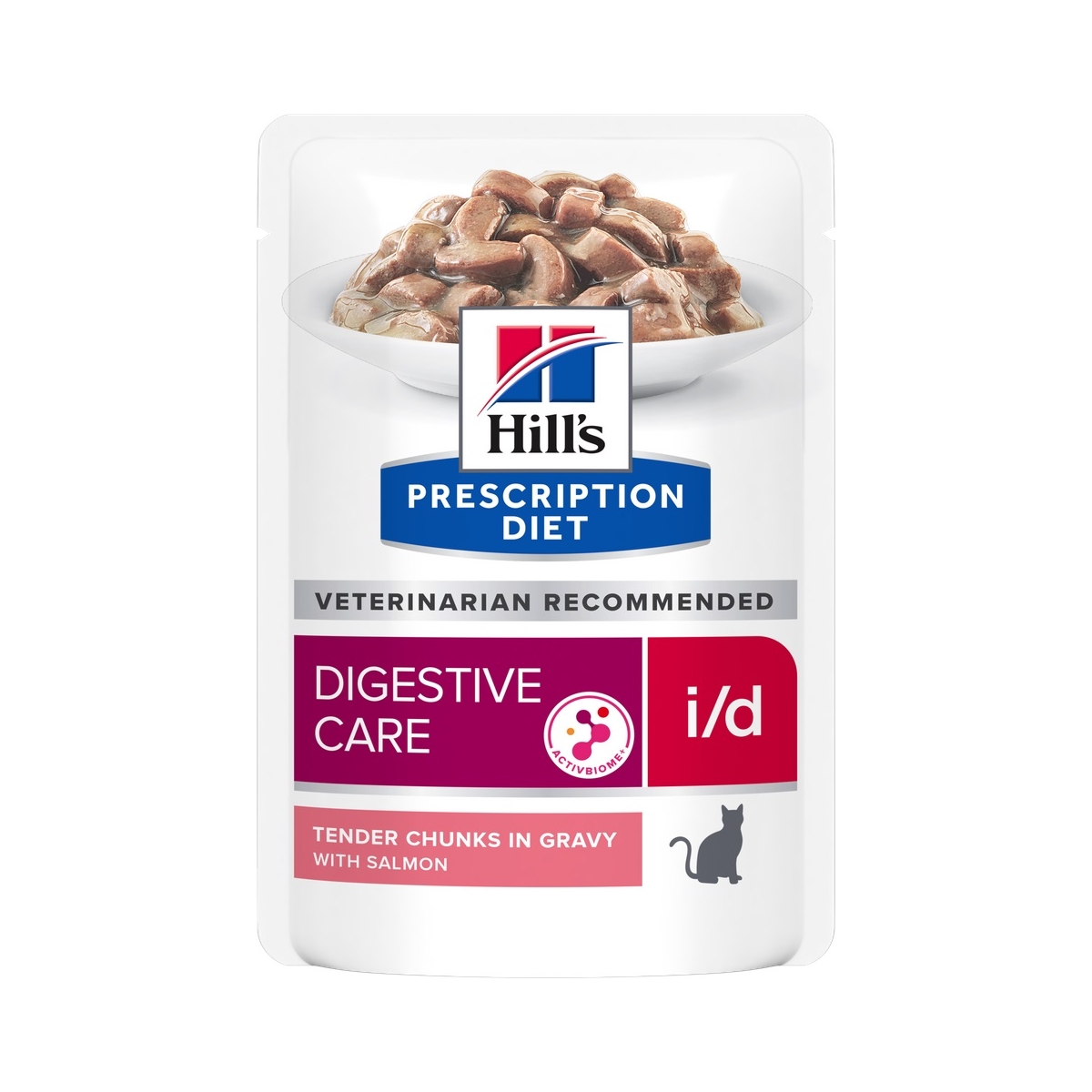 HILL'S PD i/d Digestive Care mitrā barība kaķiem, lasis, 85g - Produkta attēls