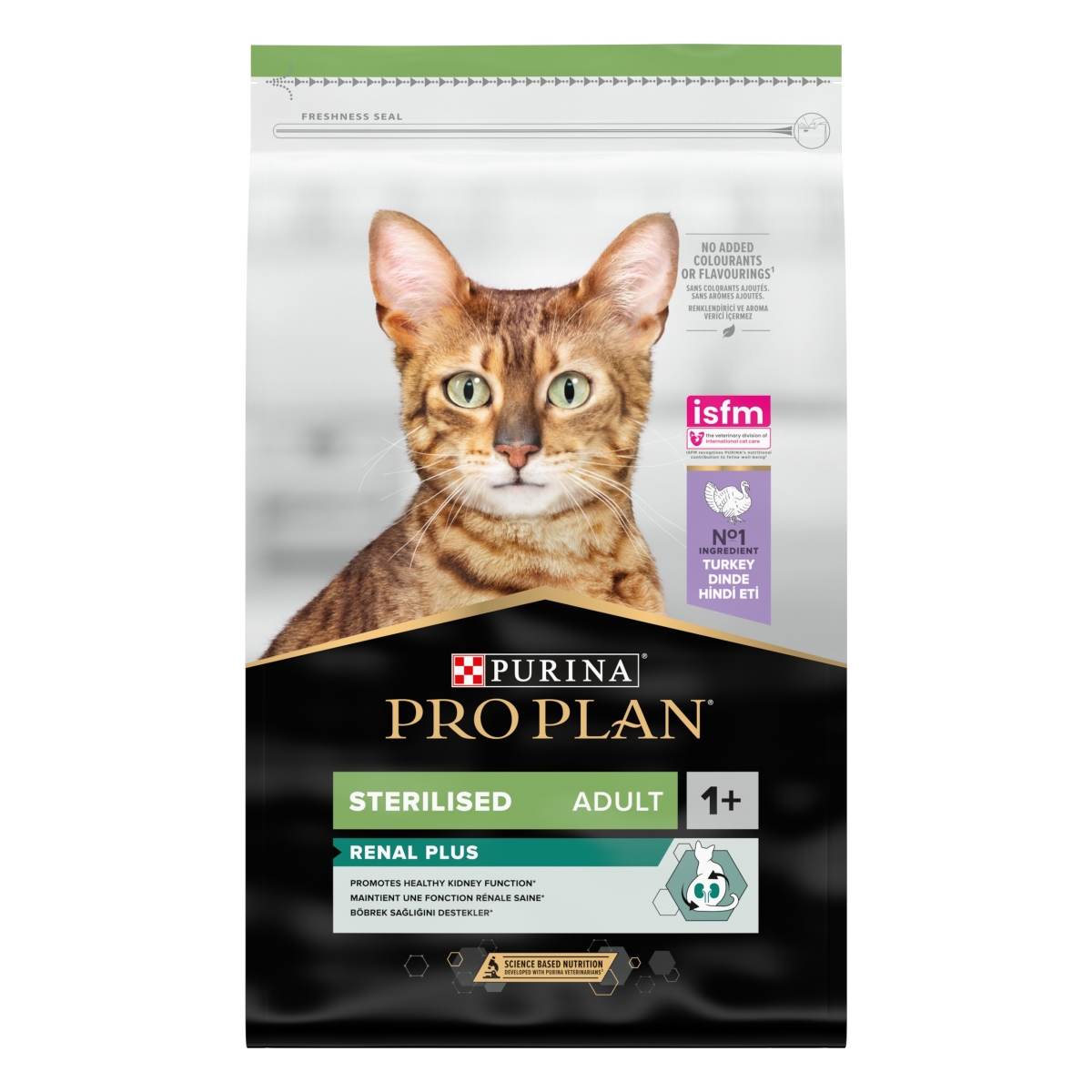 PRO PLAN Renal Adult sausā barība kaķiem, tītars, 10kg - Produkta attēls