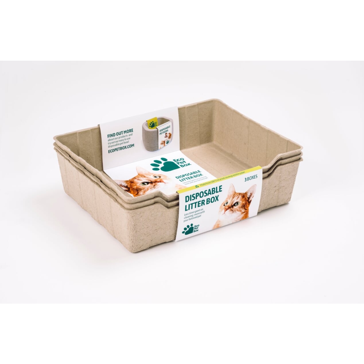 ECO PET BOX pakaišu kaste, 3gb - Produkta attēls