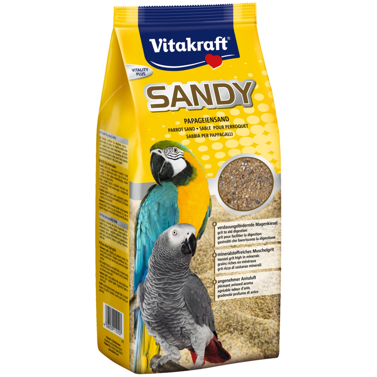 VITAKRAFT Sandy smiltis putniem 2,5 kg - Produkta attēls