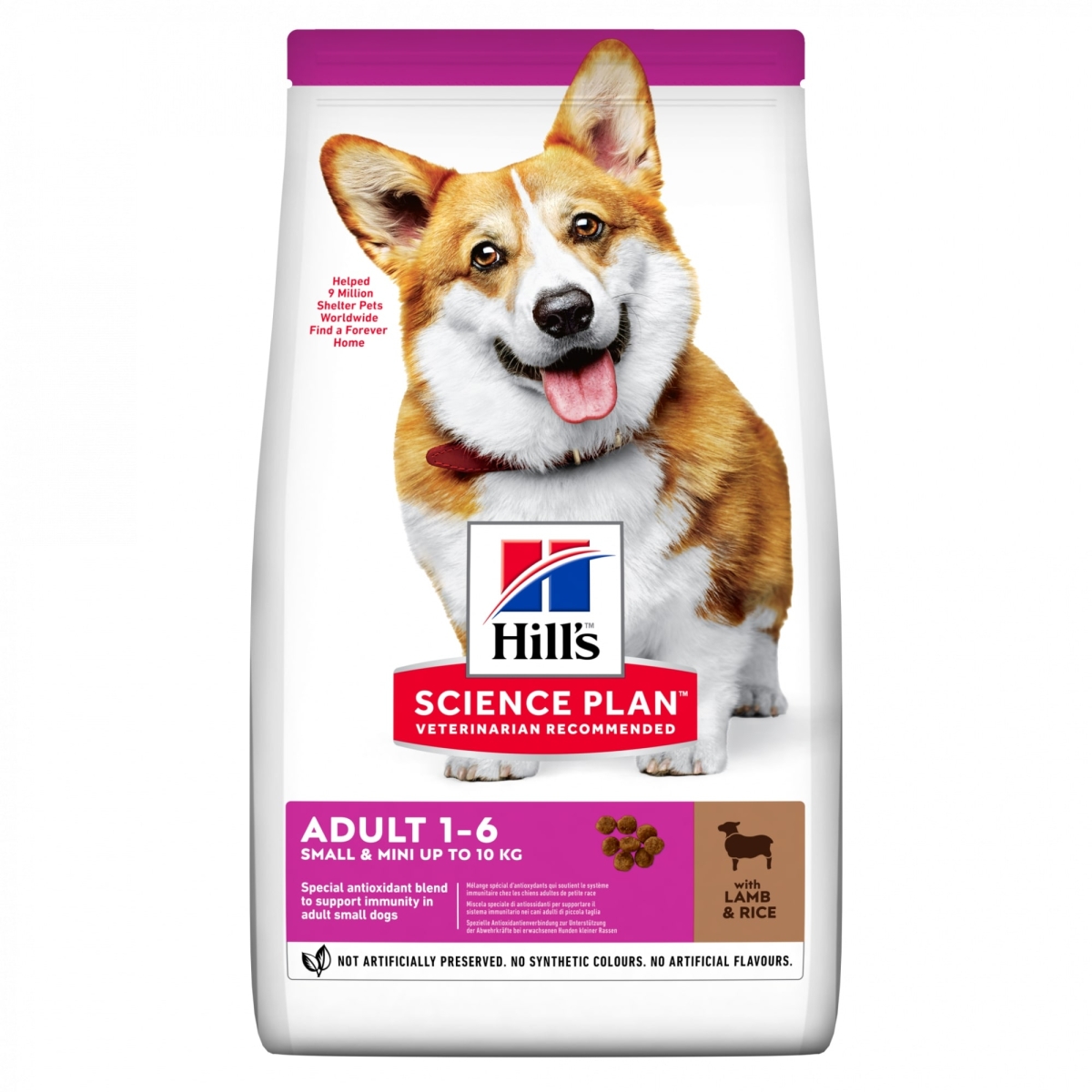 HILL'S SP Adult Small&Mini sausā barība suņiem, jērs/rīsi, 300g - Produkta attēls