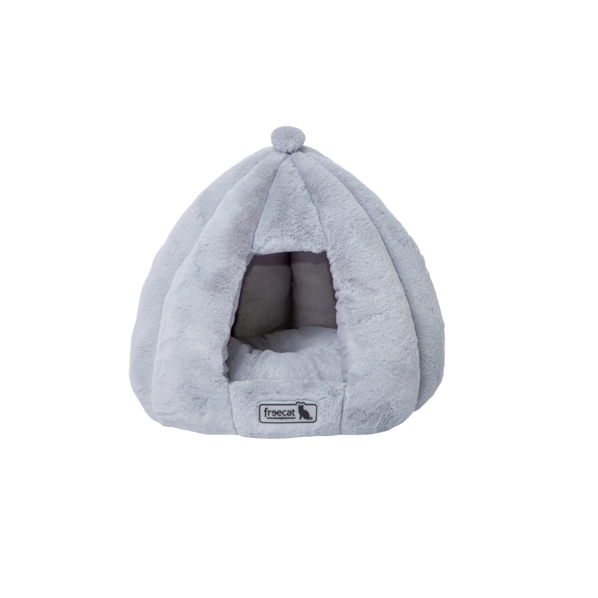 FREECAT Stockhorn Igloo guļvieta kaķiem, 40x38 cm, pelēka - Produkta attēls