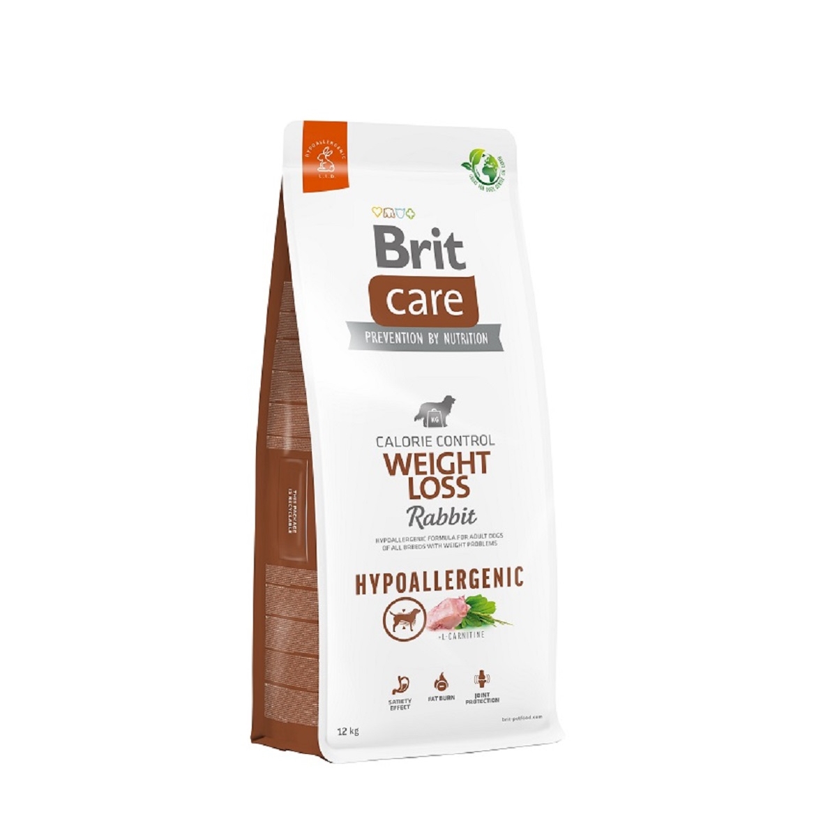 BRIT Care Hypoallergenic Weigh Loss barība suņiem, trusis, 12 kg - Produkta attēls