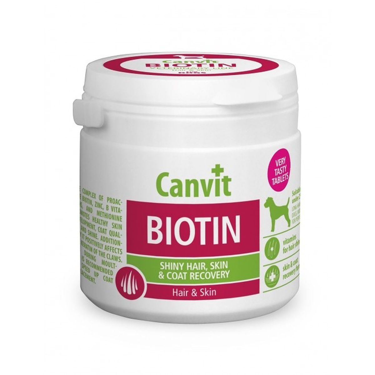 CANVIT Biotin vitamīnu un  minerālvielu komplekss suņiem, N100 - Produkta attēls