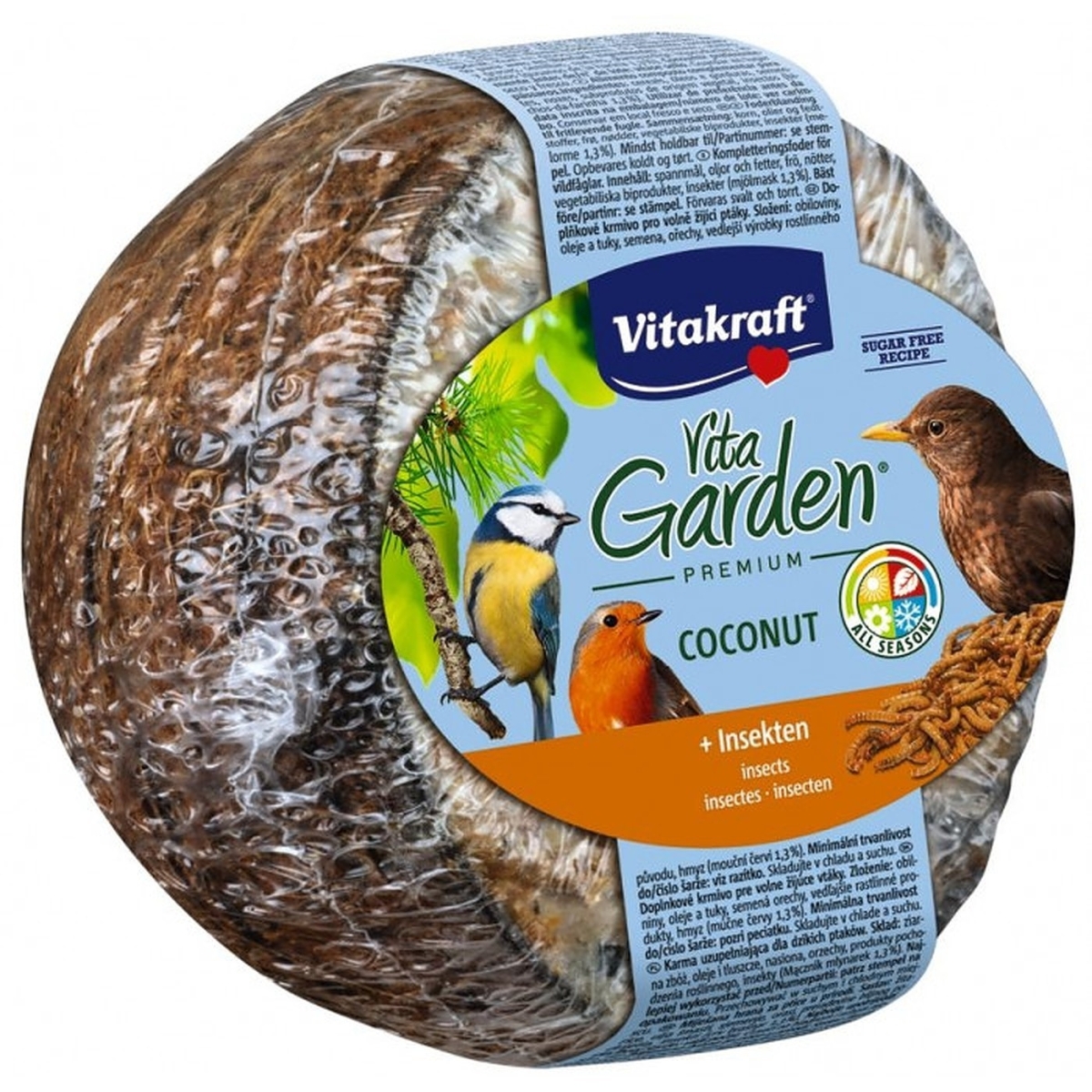 VITAKRAFT Vita Garden papildbarība dārza putniem 1/2 200 g - Produkta attēls