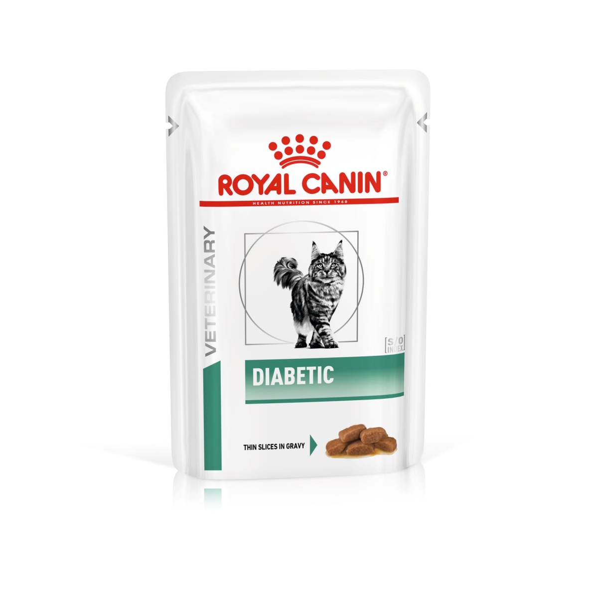 ROYAL CANIN VD Diabetic mitrā barība kaķiem 85g - Produkta attēls