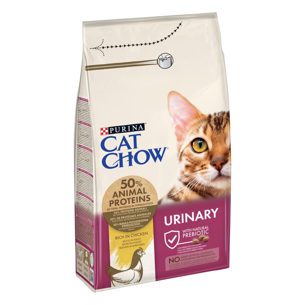 Cat Chow Urinary sausā barība kaķiem, 1,5kg - Produkta attēls