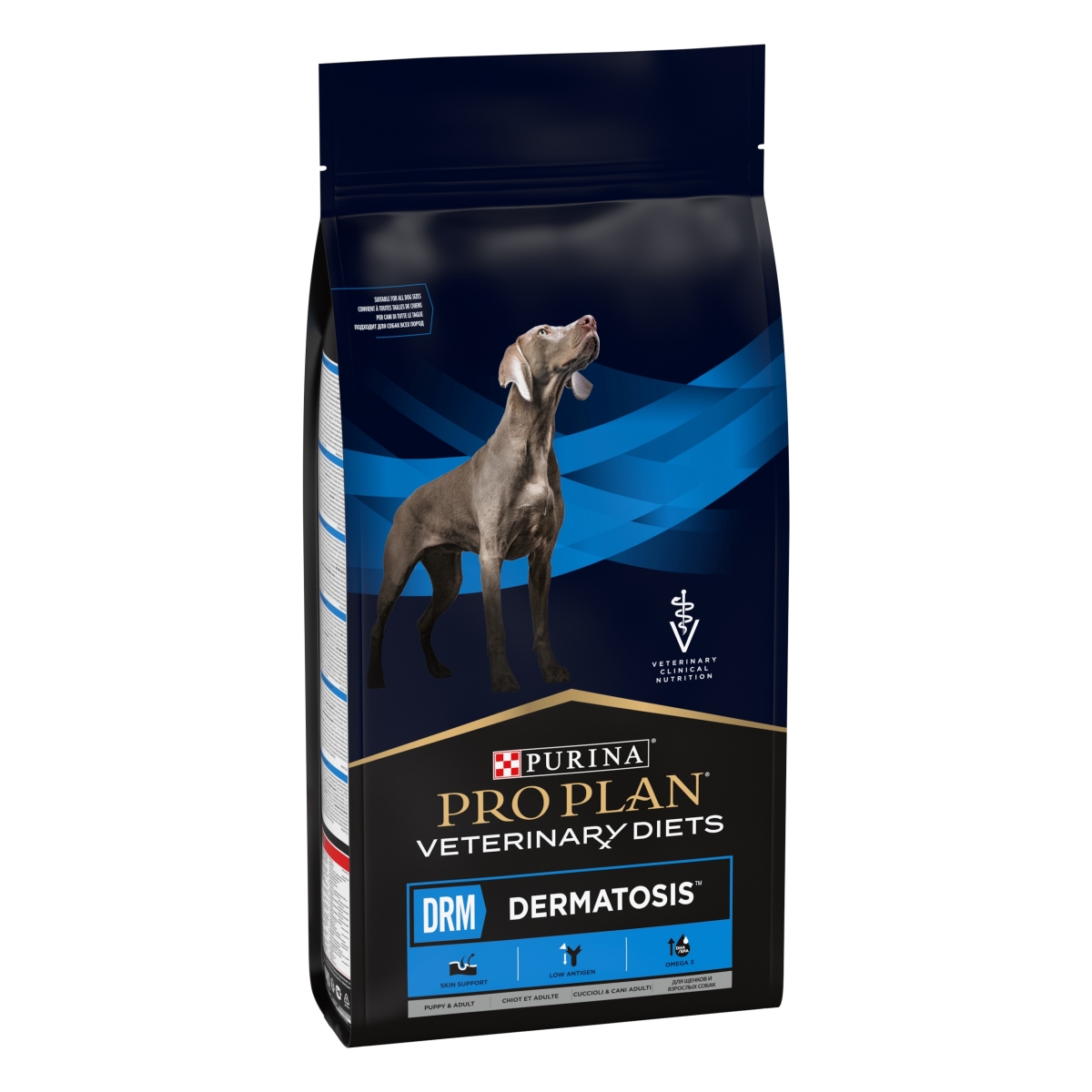 PRO PLAN VD Dermatosis Canine sausā barība 12 kg - Produkta attēls