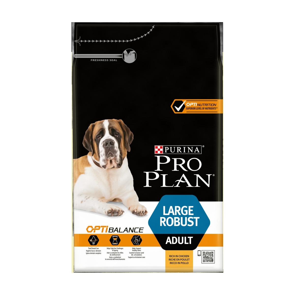 Pro Plan Dog Adult Large Robust sausā barība suņiem, ar vistu 3kg - Produkta attēls