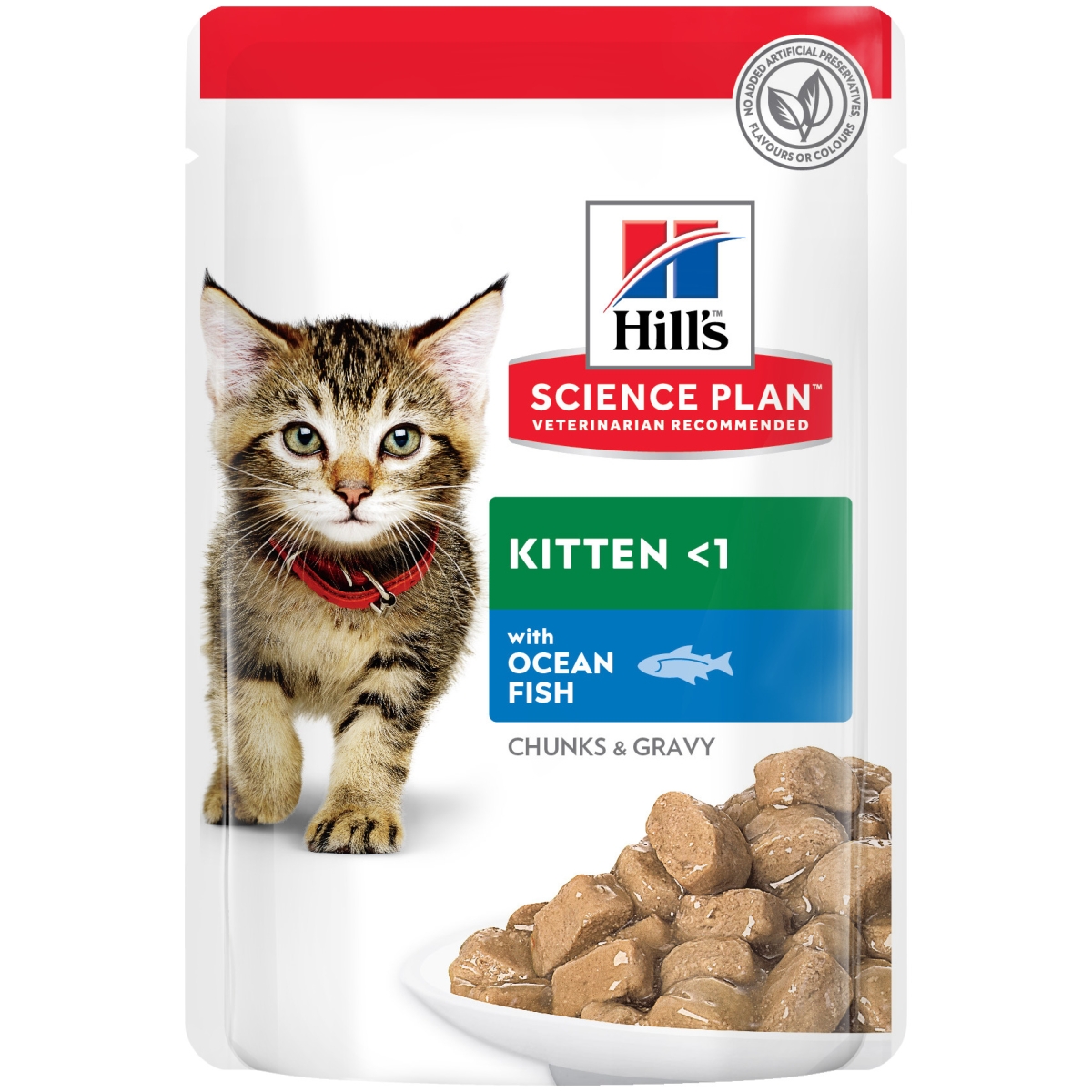 HILL'S SP Kitten mitrā barība kaķēniem, okeāna zivis, 85g