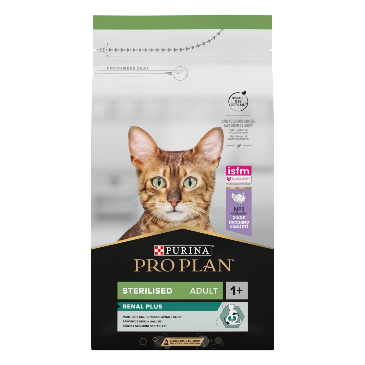 PRO PLAN Renal Adult sausā barība kaķiem, tītars, 1,5kg - Produkta attēls