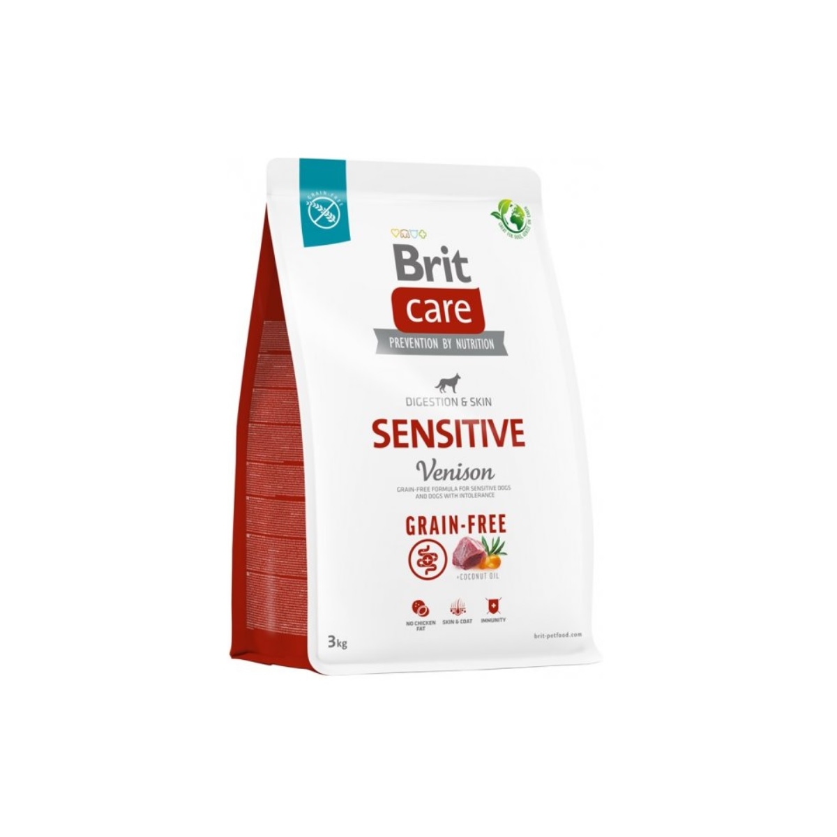 BRIT Care Sensitive sausā barība suņiem, briedis/kartupeļi, 3kg - Produkta attēls