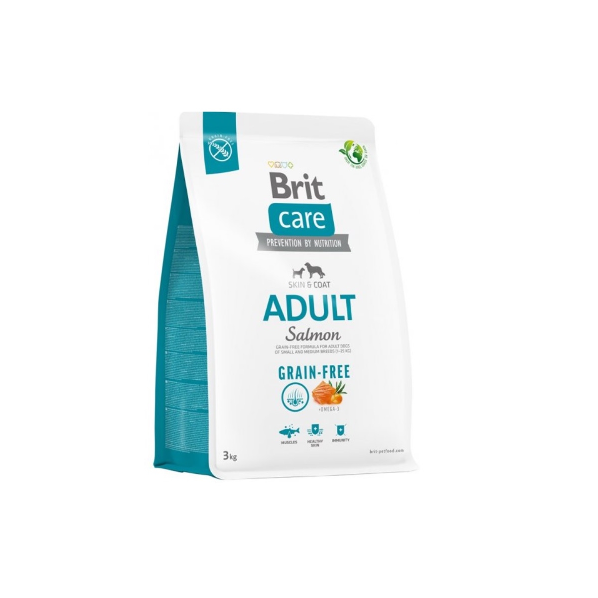 BRIT Care Medium/Mini sausā barība suņiem, lasis, 3kg - Produkta attēls