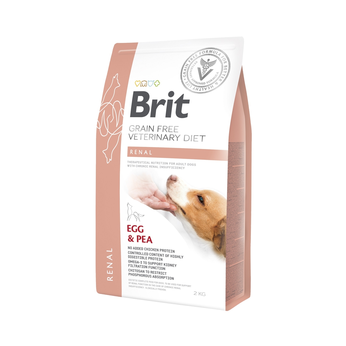 BRIT GF Renal sausā barība suņiem, olas/zirņi, 2 kg - Produkta attēls