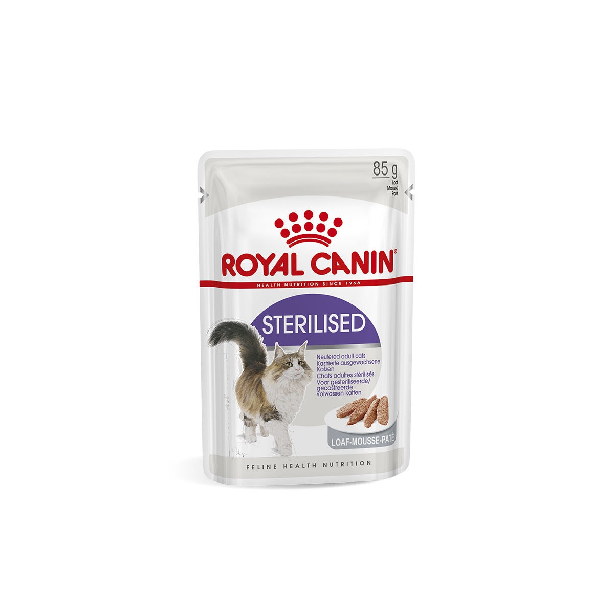 Royal Canin Sterilised pastēte kaķiem, 85g - Produkta attēls