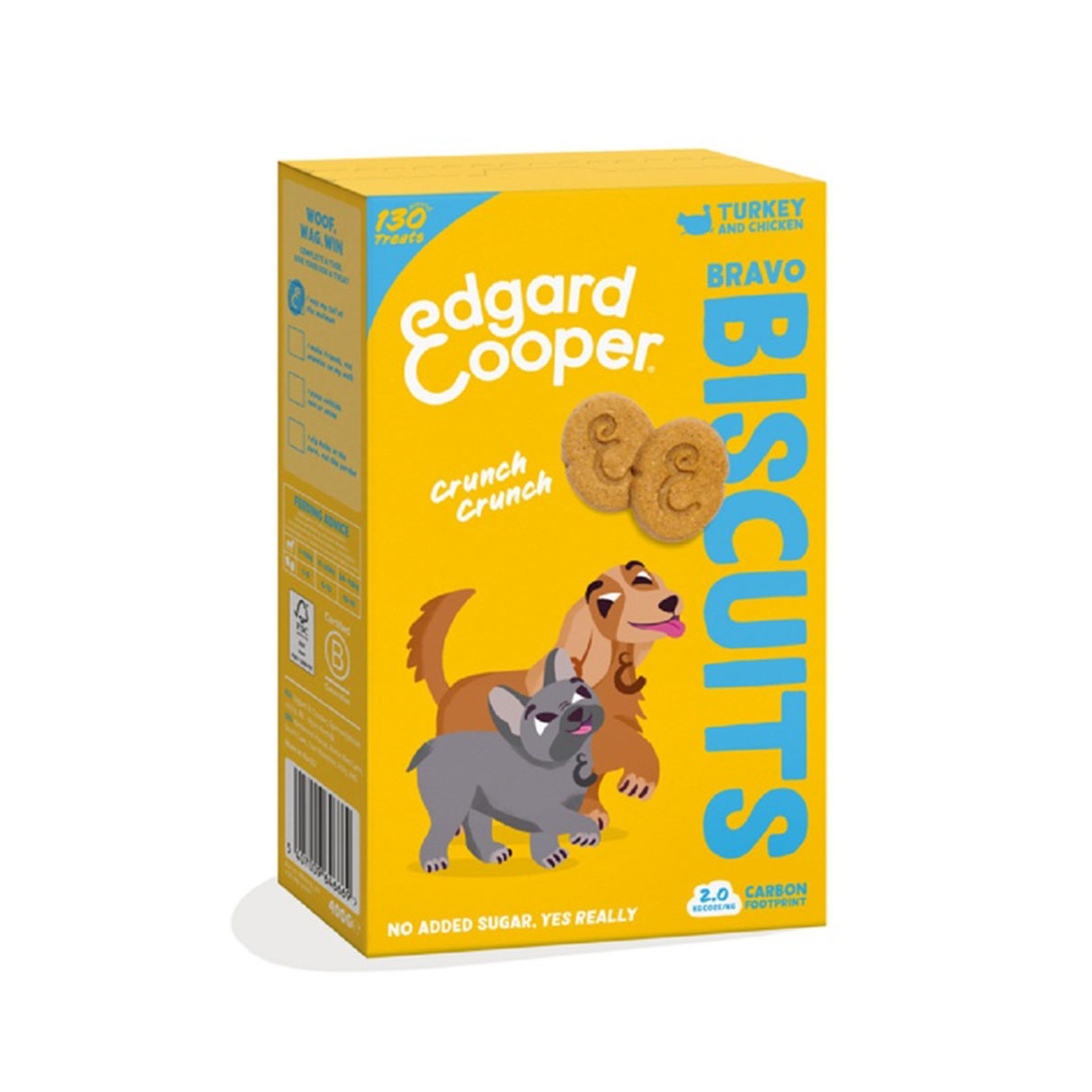 EDGARD COOPER Bravo cepumi suņiem, tītars/vista, 400g - Produkta attēls