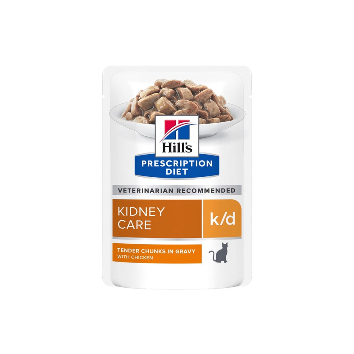 HILL'S PD k/d Kidnay Care mitrā barība kaķiem, vista, 85g - Produkta attēls