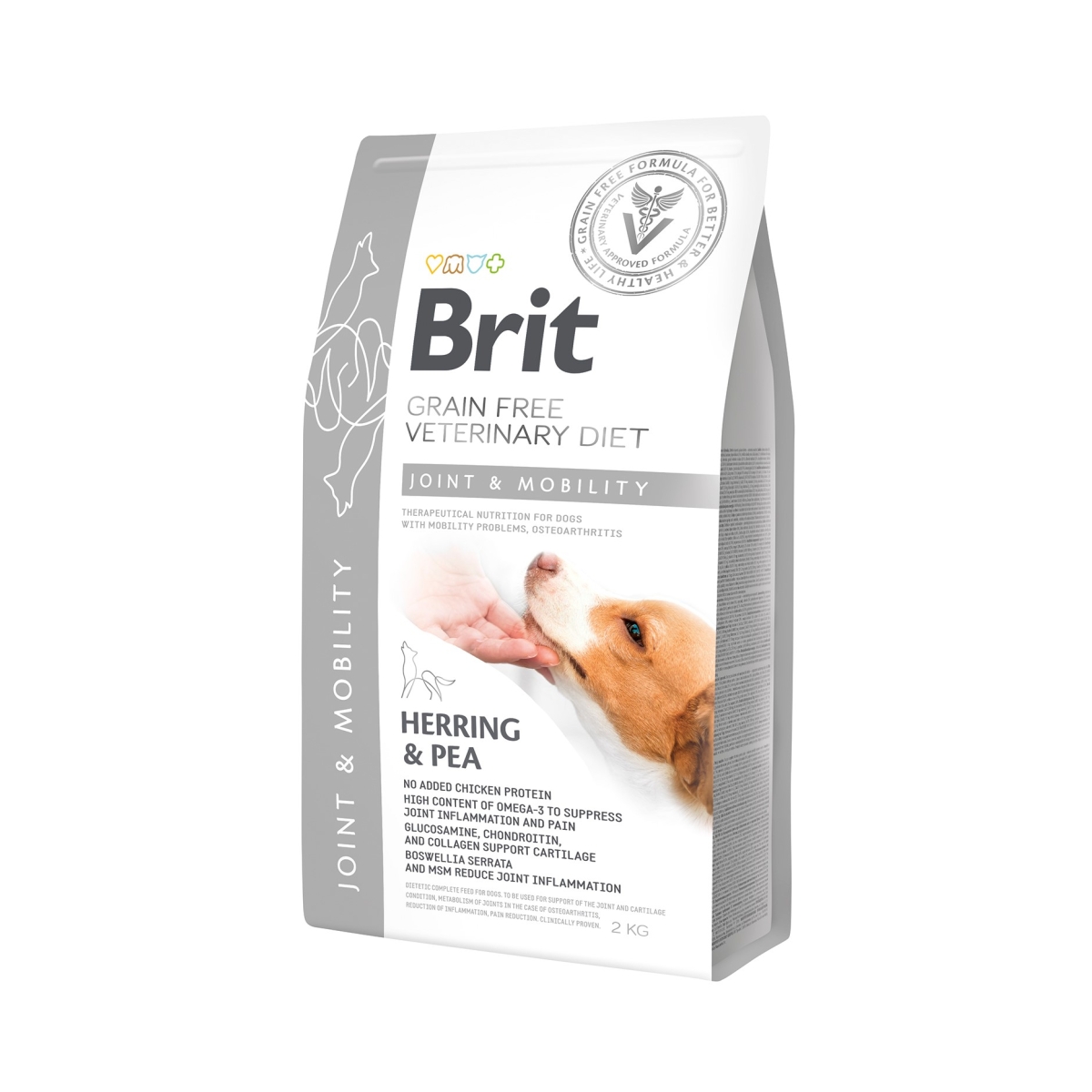 BRIT GF Mobility sausā barība suņiem, siļķe/zirņi, 2kg - Produkta attēls