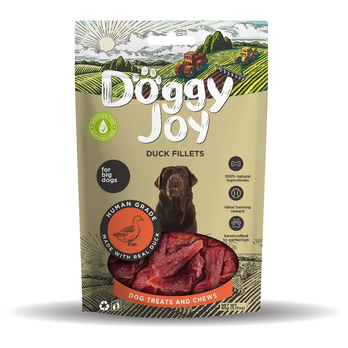 Doggy Joy pīles gaļas nūjiņas suņiem, 90g - Produkta attēls