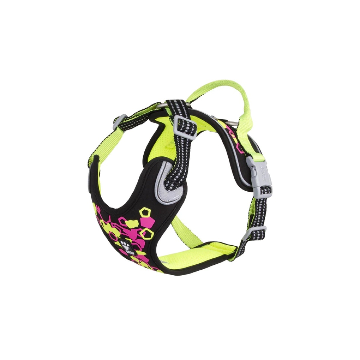 Hurtta Weekend Warrior neon krūšu siksna 40-50cm - Produkta attēls 1