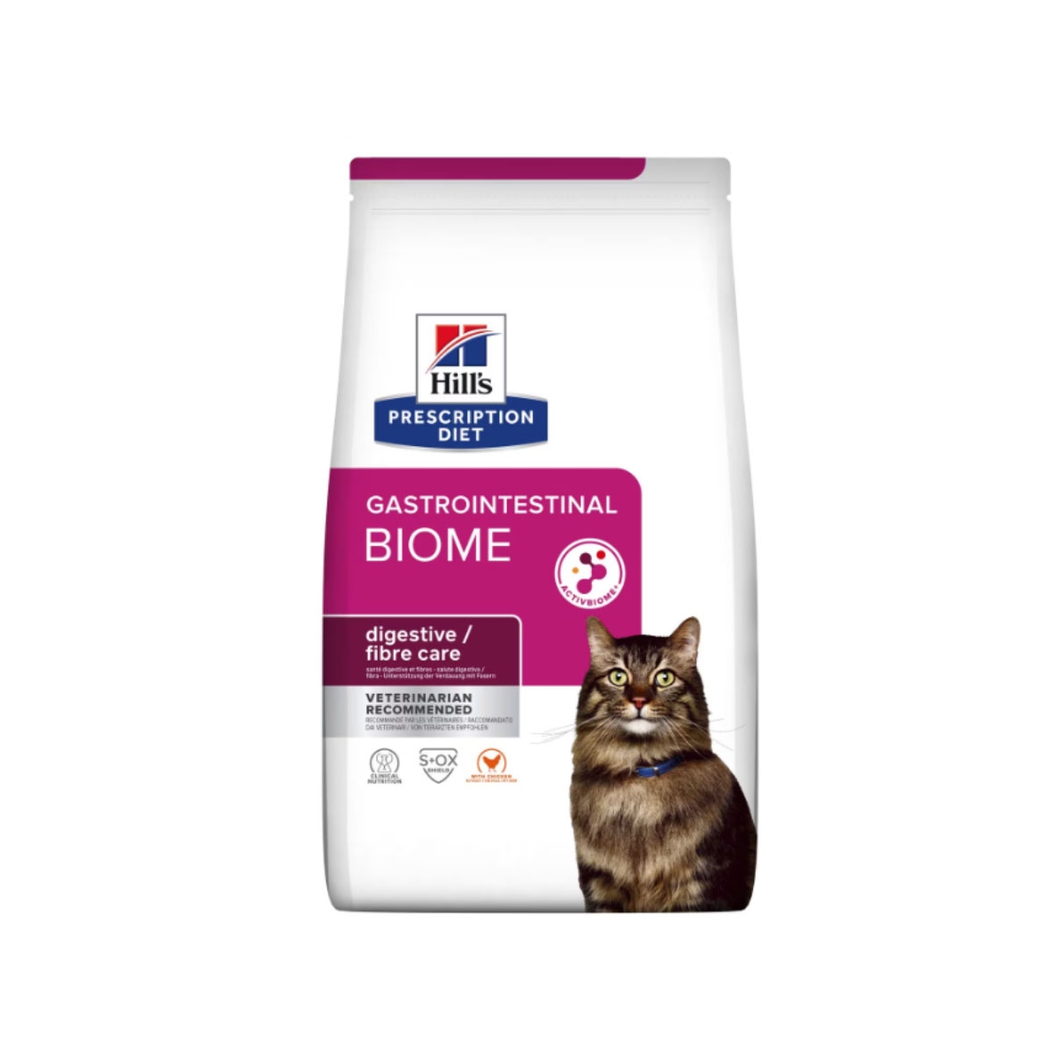 HILL'S PD g/i Biome Fibre sausā barība kaķiem, vista, 1.5kg - Produkta attēls