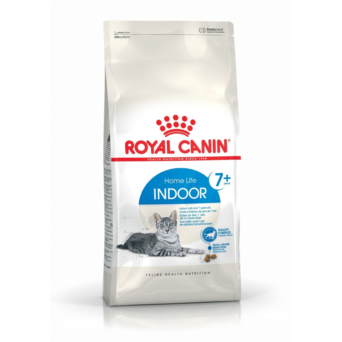 ROYAL CANIN Indoor 7+ sausā barība kaķiem, 400g - Produkta attēls