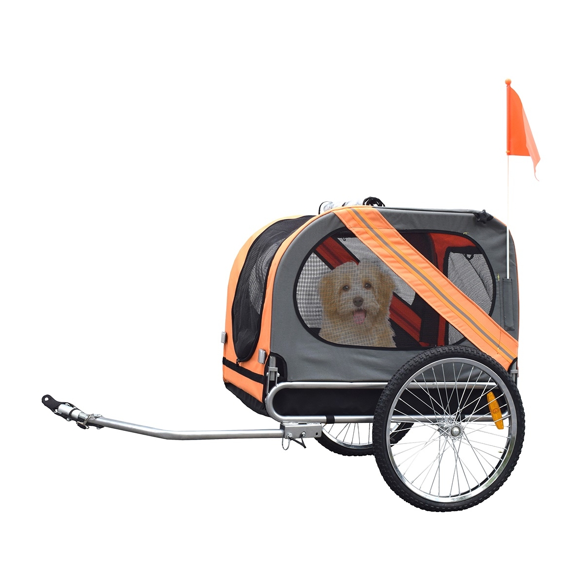 Duvoplus Pet Trailer 2 mājdzīvniekiem 80x56,5x63cm - Produkta attēls