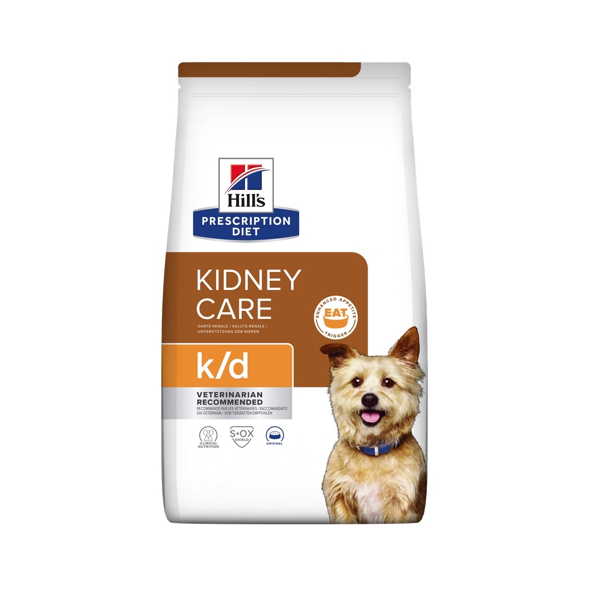 HILL'S PD k/d Kidney Care sausā barība suņiem, 4kg - Produkta attēls