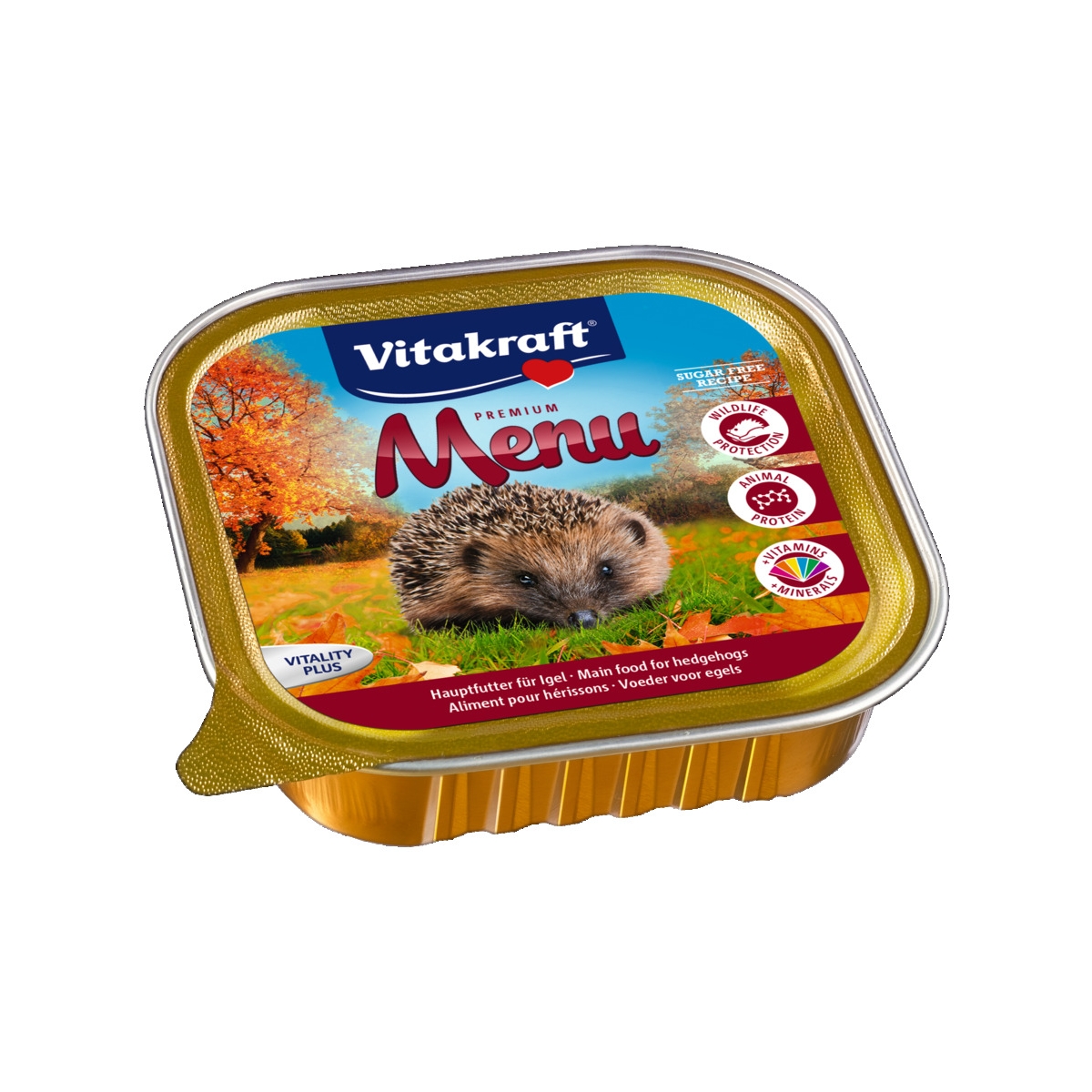 VITAKRAFT MENÜ mitrā barība ežiem, 100g - Produkta attēls