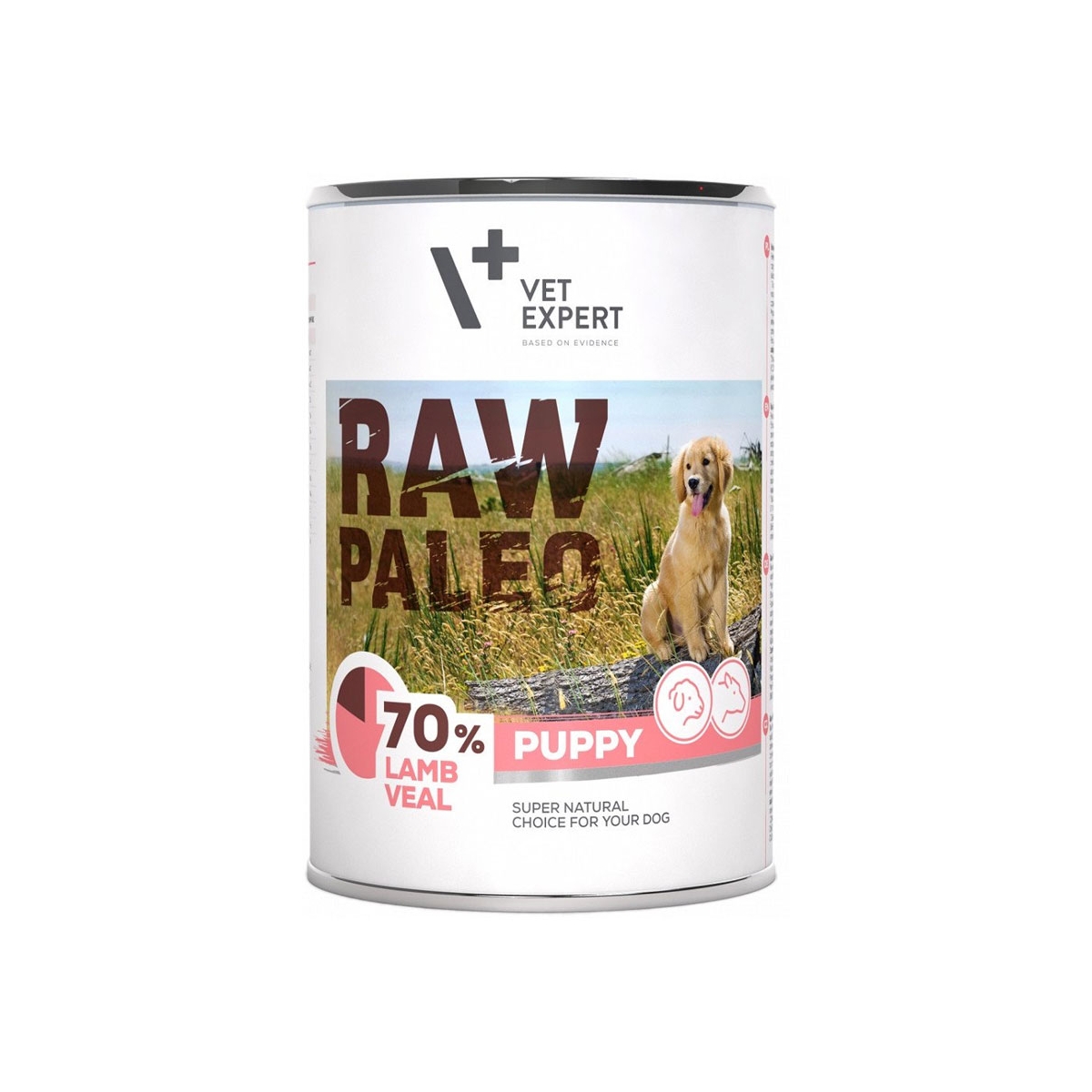 RAW PALEO mitrā barība kucēniem, jērs, 400g - Produkta attēls