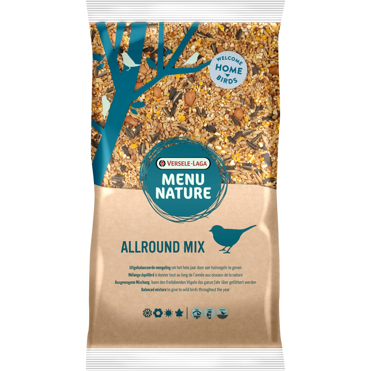 Versele-Laga Nature Allround Mix barība putniem, 2,5 kg - Produkta attēls