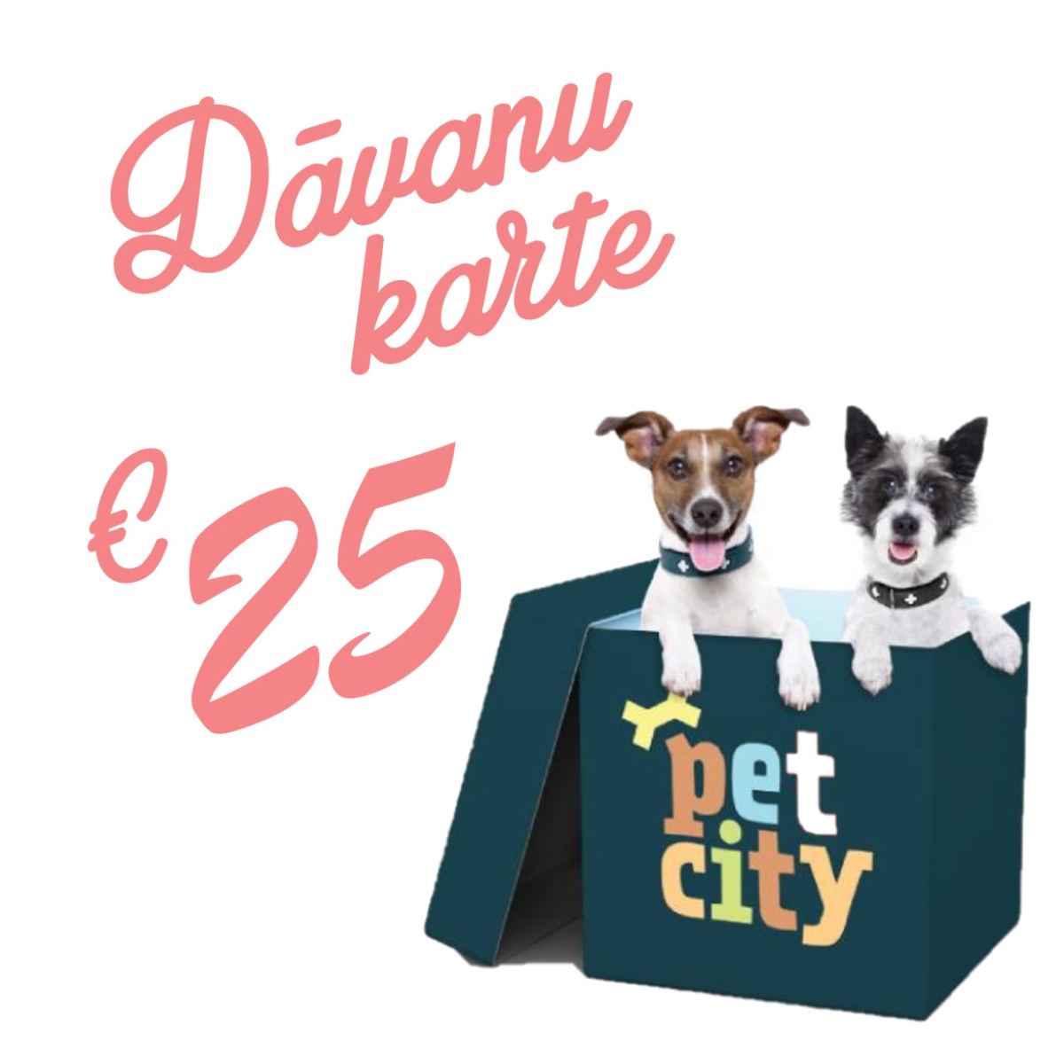 PetCity dāvanu karte, 25 eur