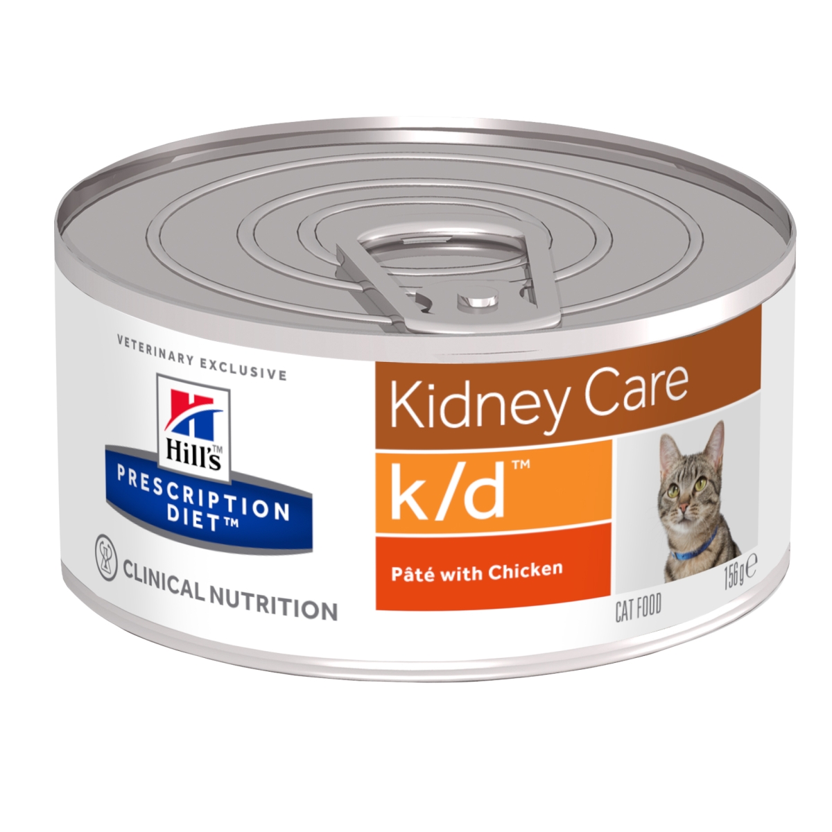 HILL'S PD k/d Kidney Care pastēte kaķiem, vista, 156g - Produkta attēls