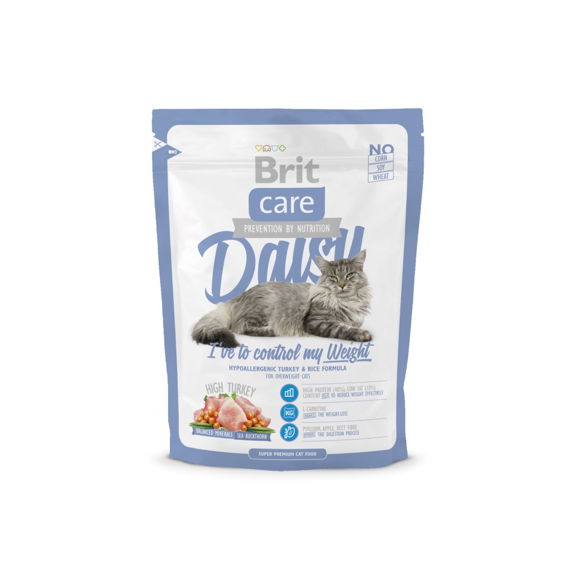 Brit Care barība kaķiem Daisy at tītaru/rīsiem 0,4kg - Produkta attēls