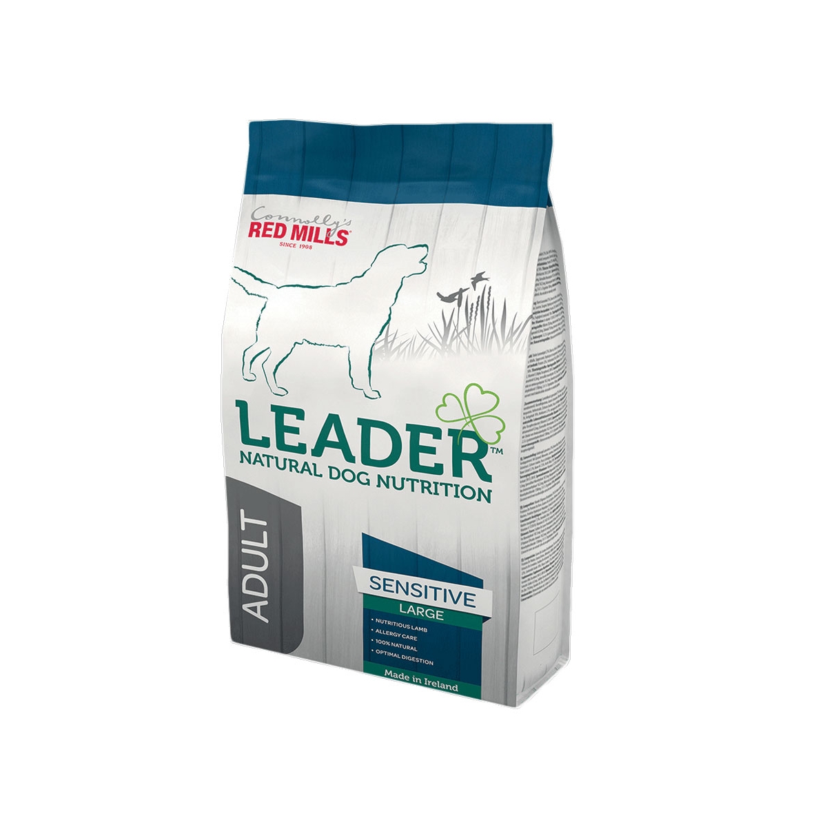 LEADER Sensitive sausā barība lielo šķirņu suņiem,12 kg - Produkta attēls