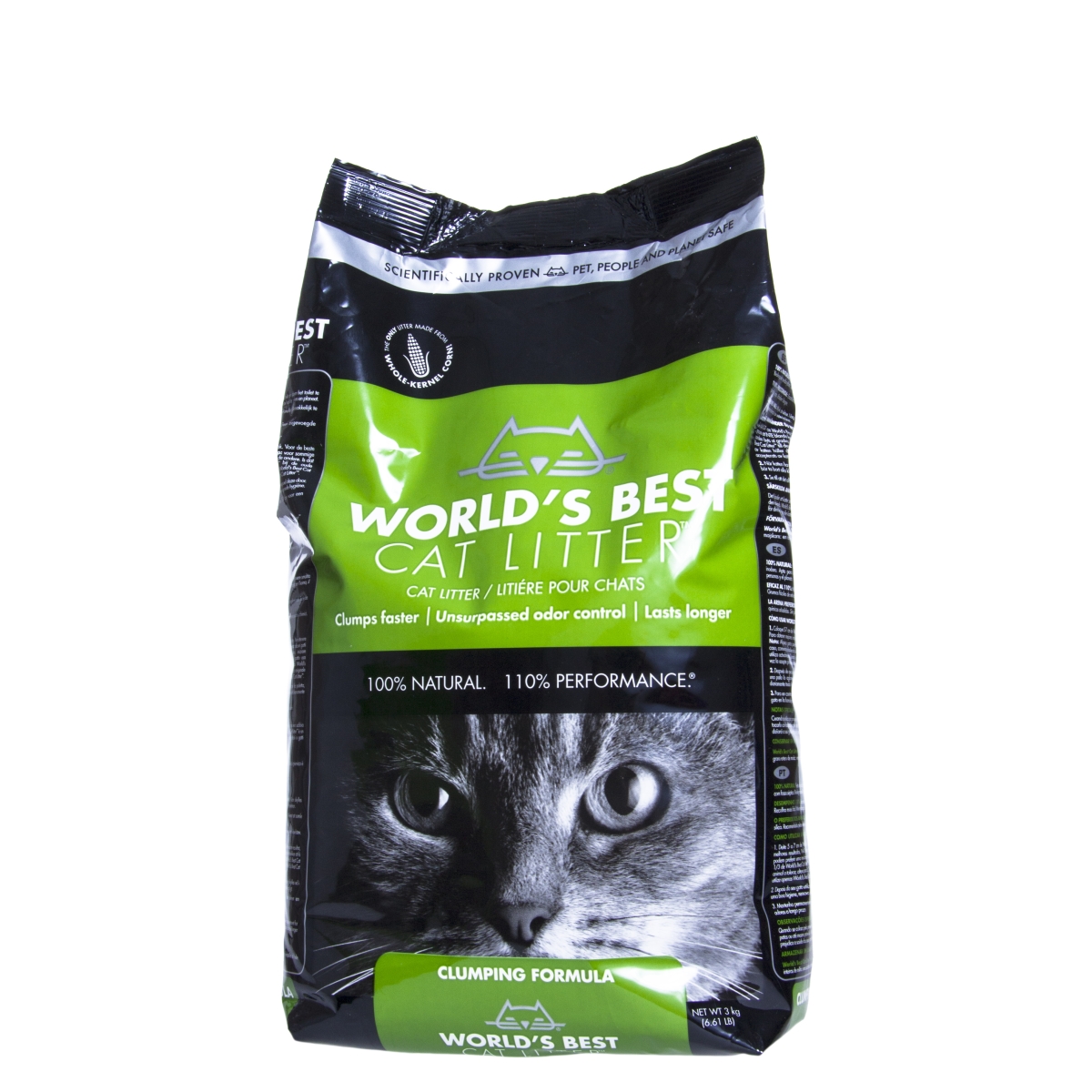 Worlds Best Cat smiltis kaķu tualetei, 3,18 kg - Produkta attēls