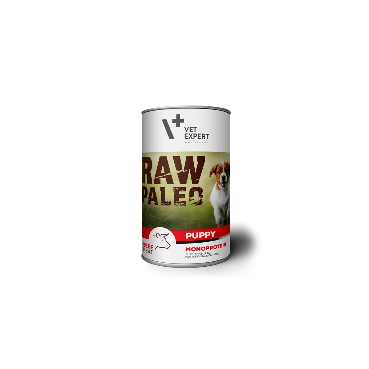 RAW PALEO mitrā barība kucēniem, liellops, 400g - Produkta attēls