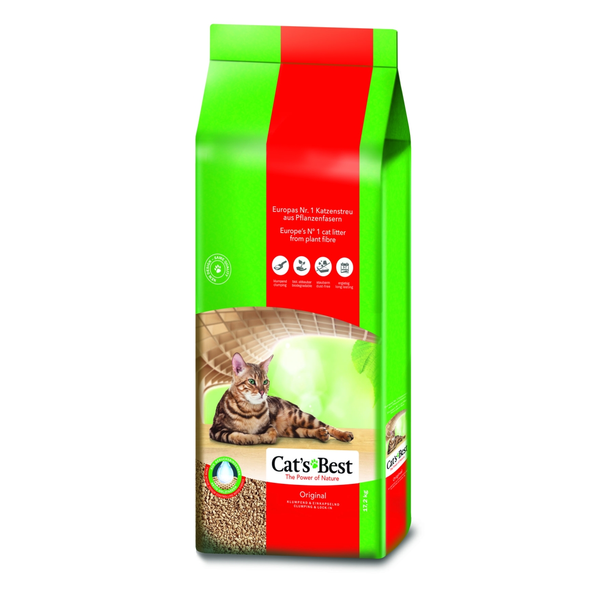 CAT'S BEST Original pakaiši kaķu tualetei, 40 L