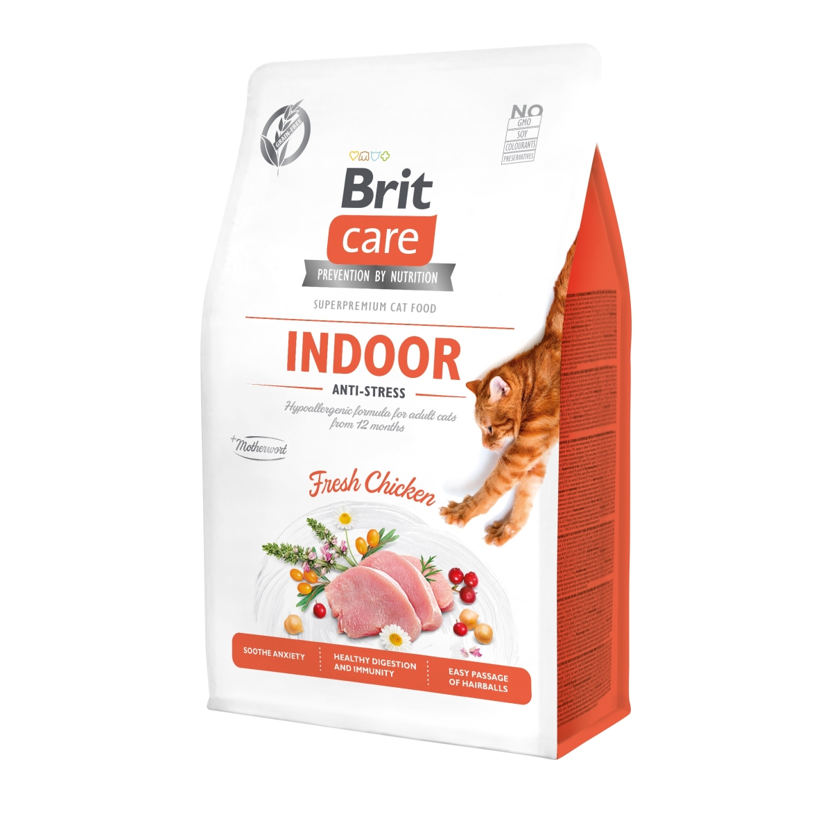 BRIT Care Indoor sausā barība kaķiem, vista, 400g - Produkta attēls