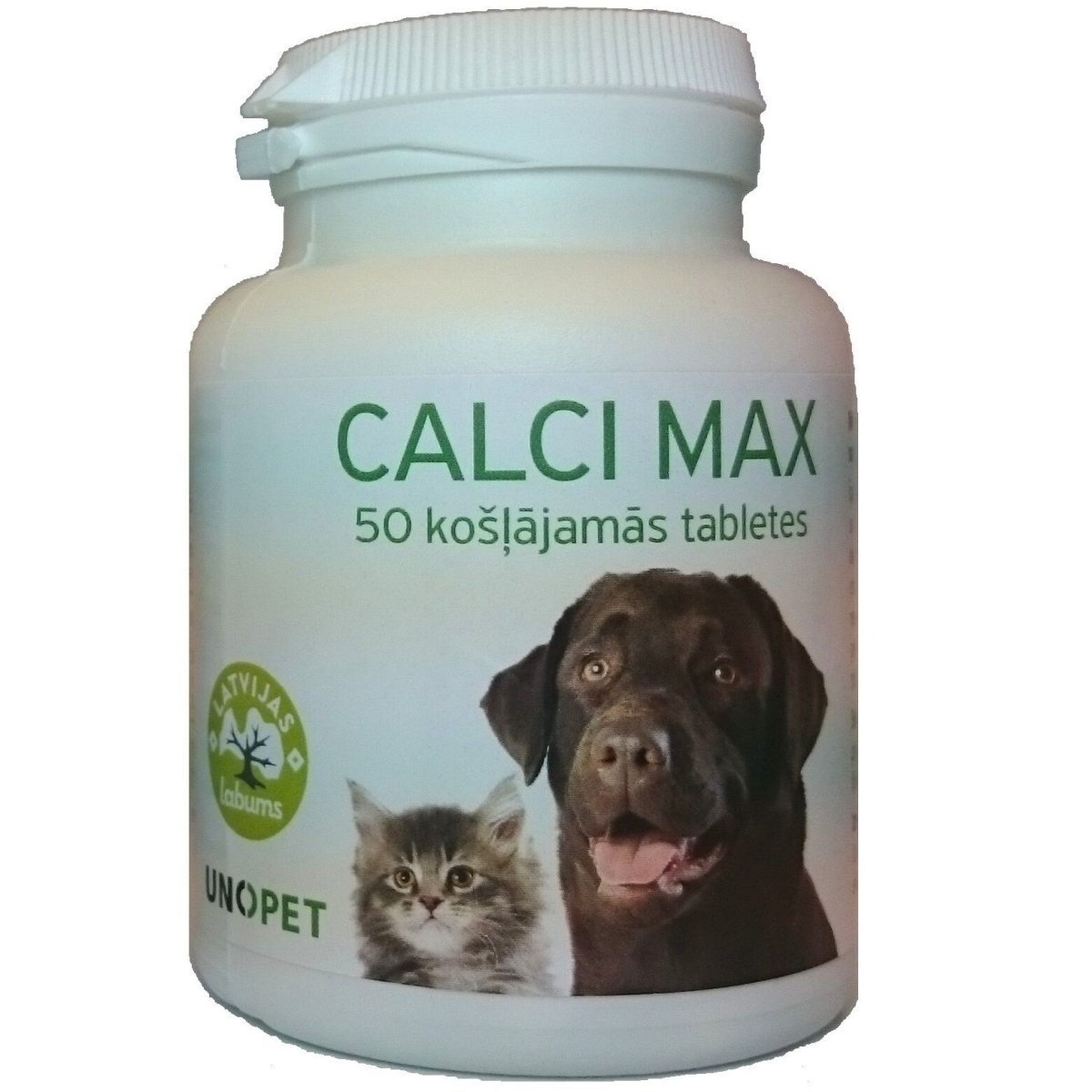 UNOPET Calci Max uztura bagātinātājs suņiem/kaķiem, N50 - Produkta attēls