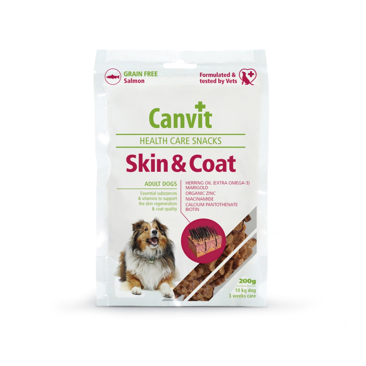 Canvit Skin and Coat 200 g - Produkta attēls