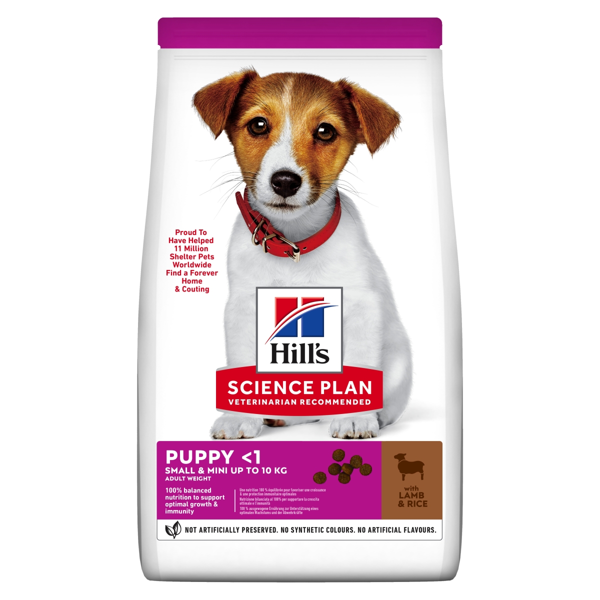 HILL'S SP Small&Mini Puppy sausā barība kucēniem,jērs/rīsi 6kg - Produkta attēls